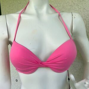 NWT Women's Underwire Halter Hipster Bikini Swimsuit Top